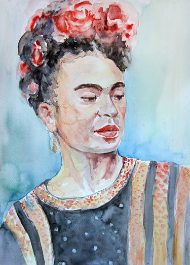 Print of Portrait Paintings by Anna Marinova