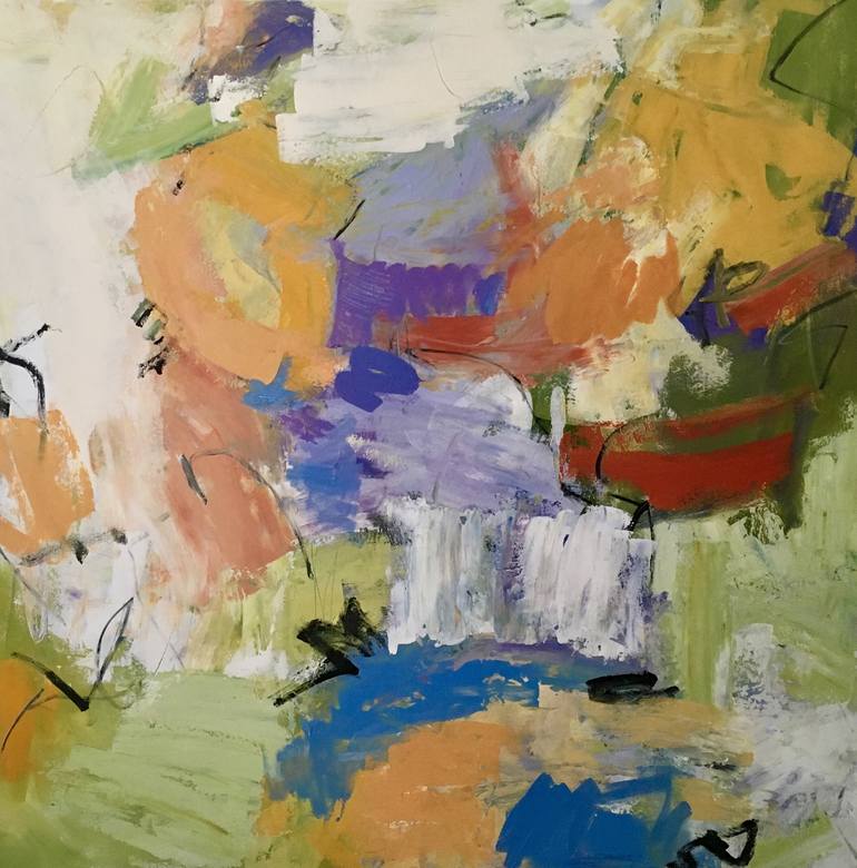 Original Abstract Paintings by Elzbieta Gibek