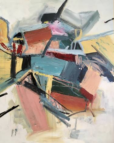 Original Abstract Painting by Elzbieta Gibek