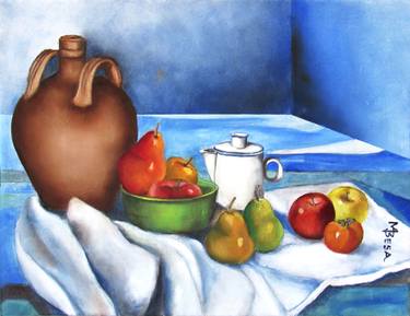 Original Expressionism Still Life Paintings by Miriam Besa