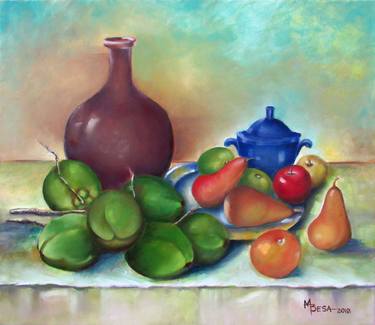 Original Expressionism Still Life Paintings by Miriam Besa