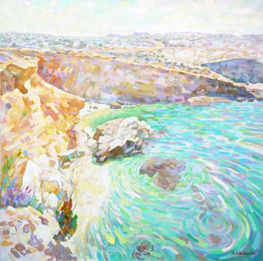 Print of Expressionism Seascape Paintings by Anatol Sokolov