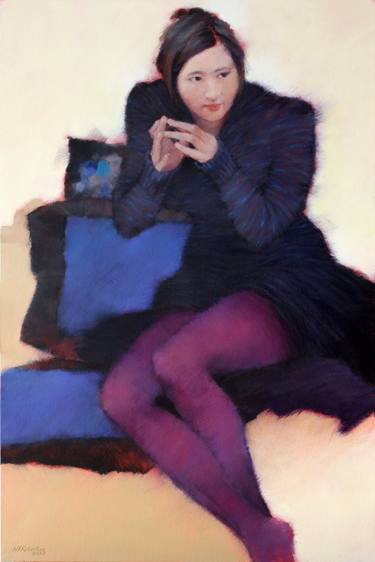 Original Figurative Women Paintings by Nicholas Robertson