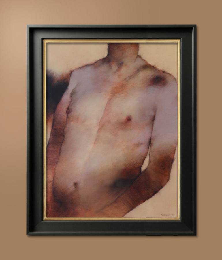 Original Contemporary Nude Painting by Nicholas Robertson