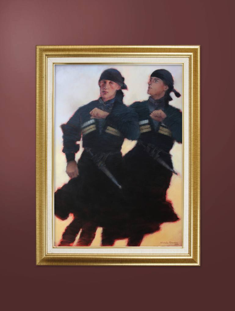 Original Contemporary Performing Arts Painting by Nicholas Robertson