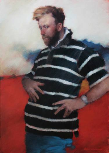 Original Contemporary Men Painting by Nicholas Robertson