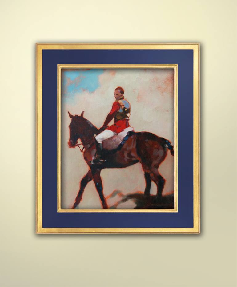 Original Figurative Horse Painting by Nicholas Robertson