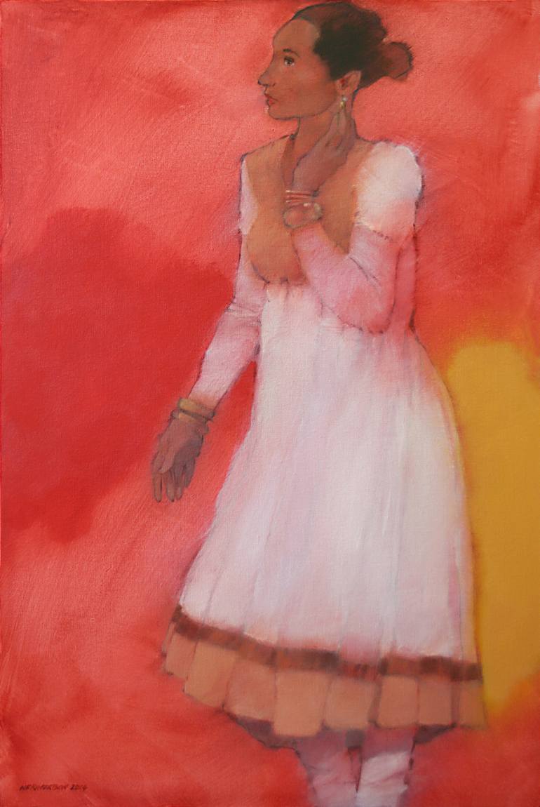 Print of Figurative Women Paintings by Nicholas Robertson