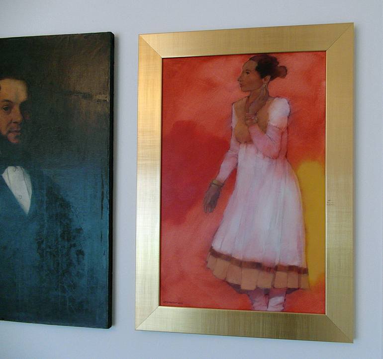 Original Figurative Women Painting by Nicholas Robertson