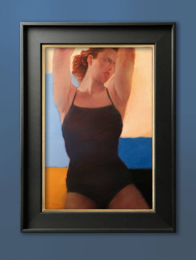 Original Figurative Women Painting by Nicholas Robertson