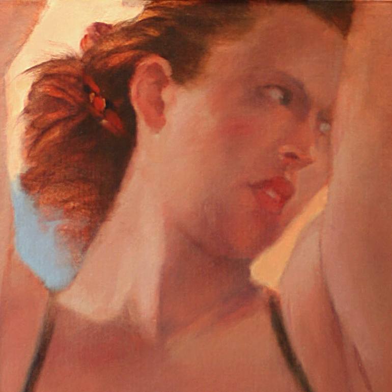 Original Figurative Women Painting by Nicholas Robertson