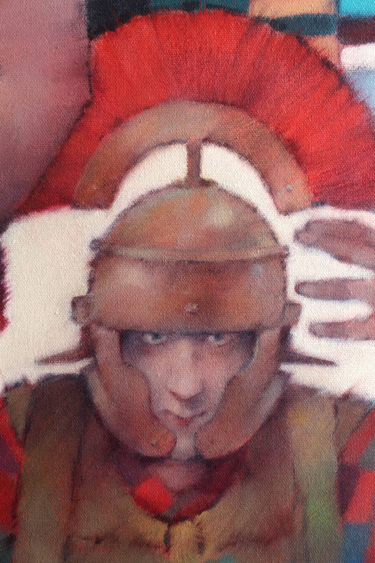 Original Abstract Expressionism People Painting by Nicholas Robertson