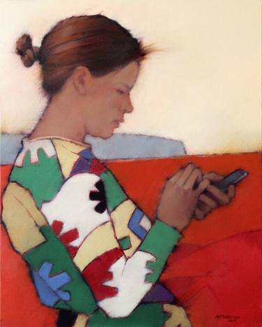 Print of Figurative Women Paintings by Nicholas Robertson