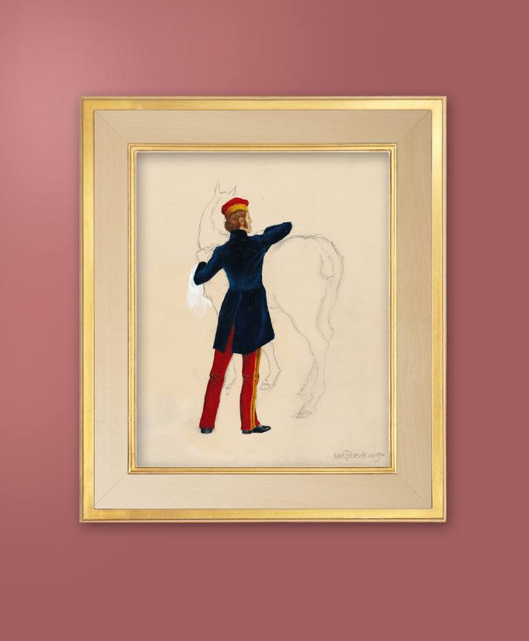 Original Figurative Men Painting by Nicholas Robertson