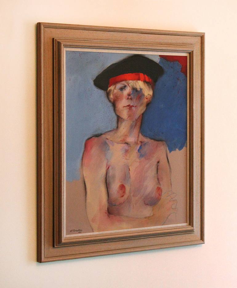 Original Figurative Nude Painting by Nicholas Robertson