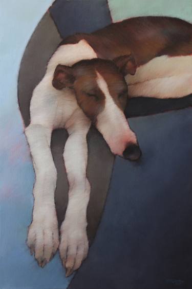 Sleeping Greyhound thumb