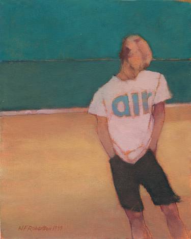 Print of Figurative Beach Paintings by Nicholas Robertson