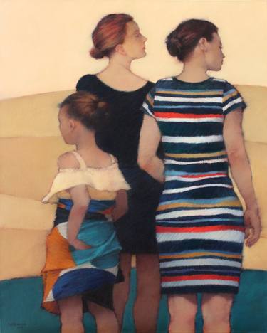 Print of Figurative Women Paintings by Nicholas Robertson