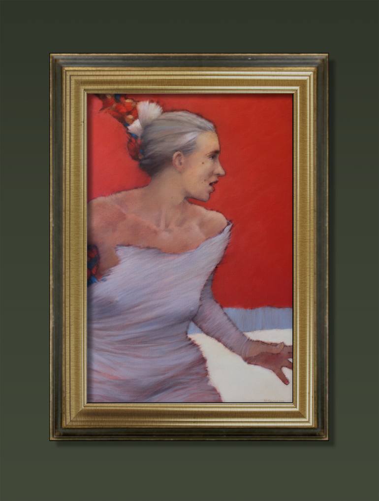 Original Figurative Performing Arts Painting by Nicholas Robertson