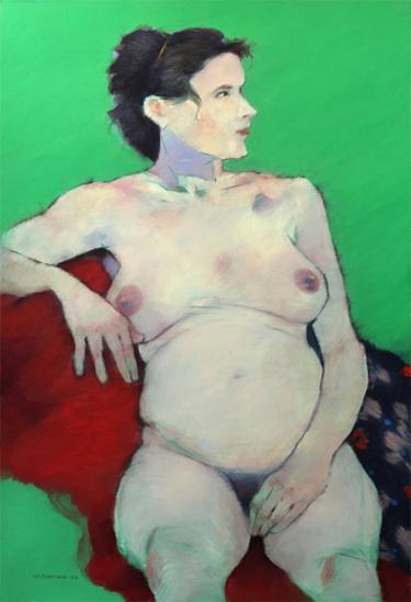 Print of Nude Paintings by Nicholas Robertson