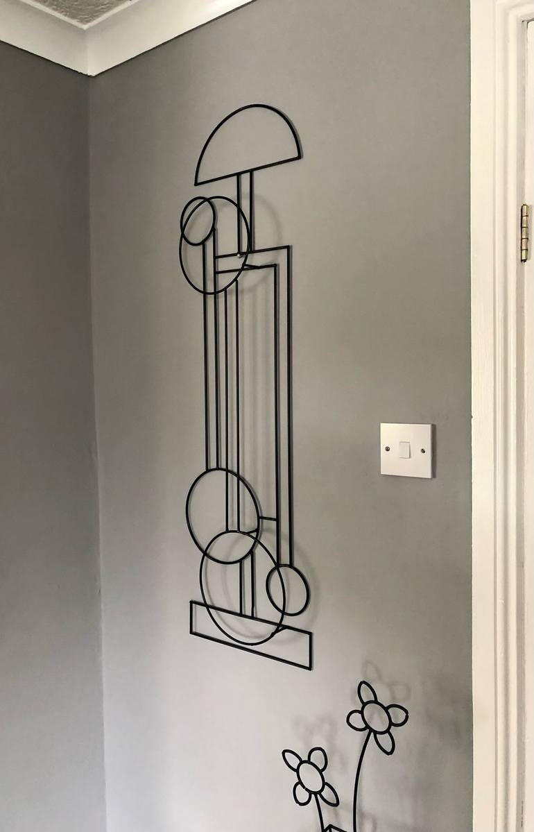 Original Abstract Wall Sculpture by Stephen Heron