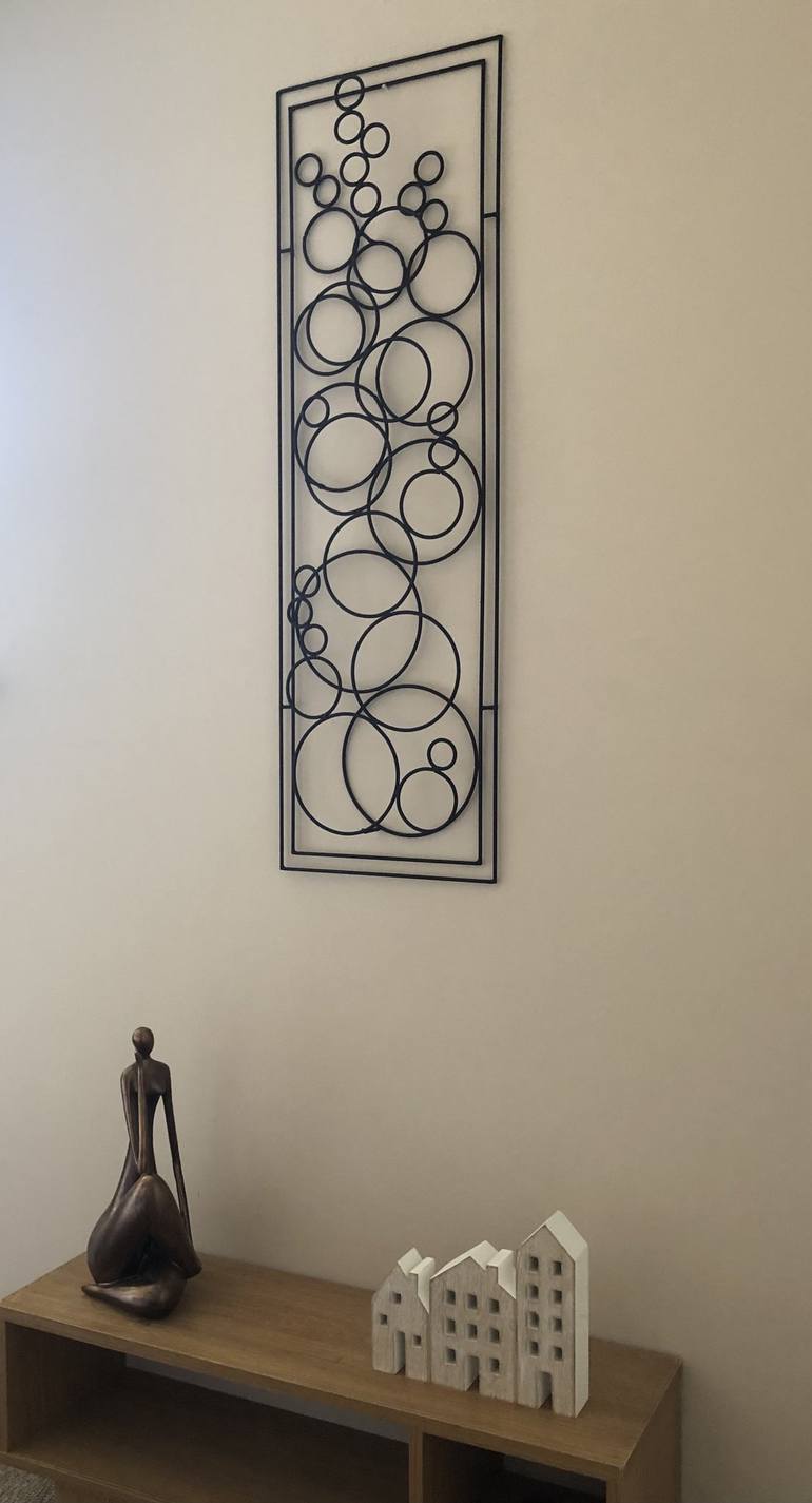 Original Abstract Wall Sculpture by Stephen Heron