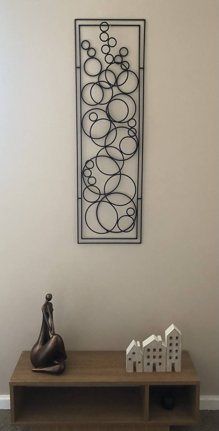 Original Abstract Wall Sculpture by Stephen Heron