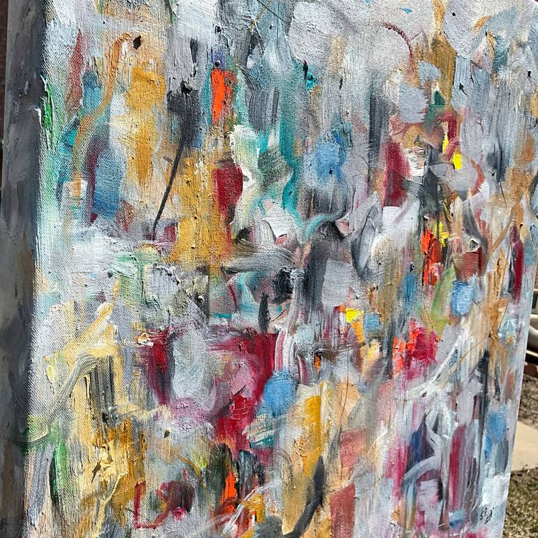 Original Abstract Expressionism Abstract Painting by Svitlana Pryhodko