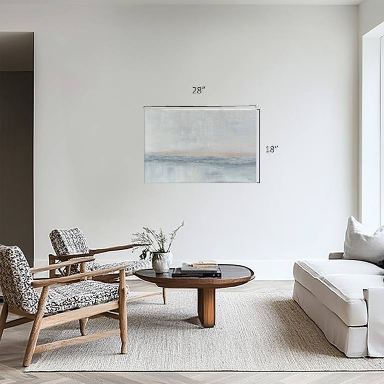 Original Abstract Seascape Painting by Svitlana Pryhodko