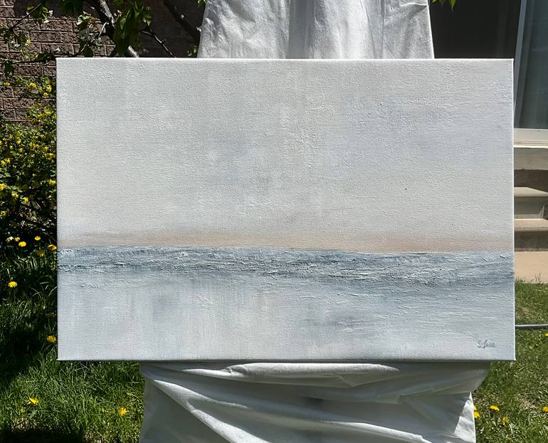 Original Abstract Seascape Painting by Svitlana Pryhodko