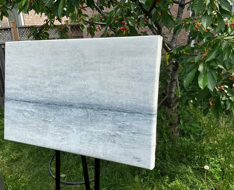 Original Abstract Seascape Painting by Svitlana Pryhodko