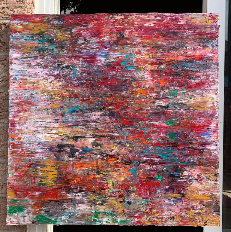 Original Abstract Expressionism Abstract Painting by Svitlana Pryhodko