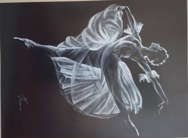 Print of Expressionism Performing Arts Drawings by Evgeniya Buyanova