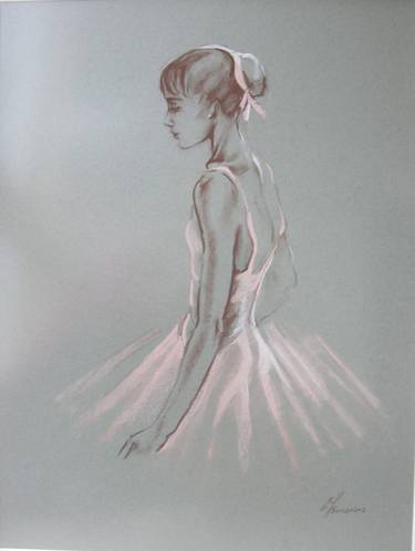 Print of Figurative Performing Arts Drawings by Evgeniya Buyanova