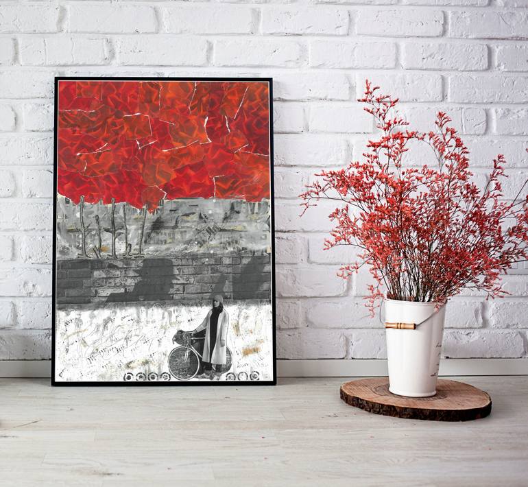 Original Abstract Other Collage by Nora Bland
