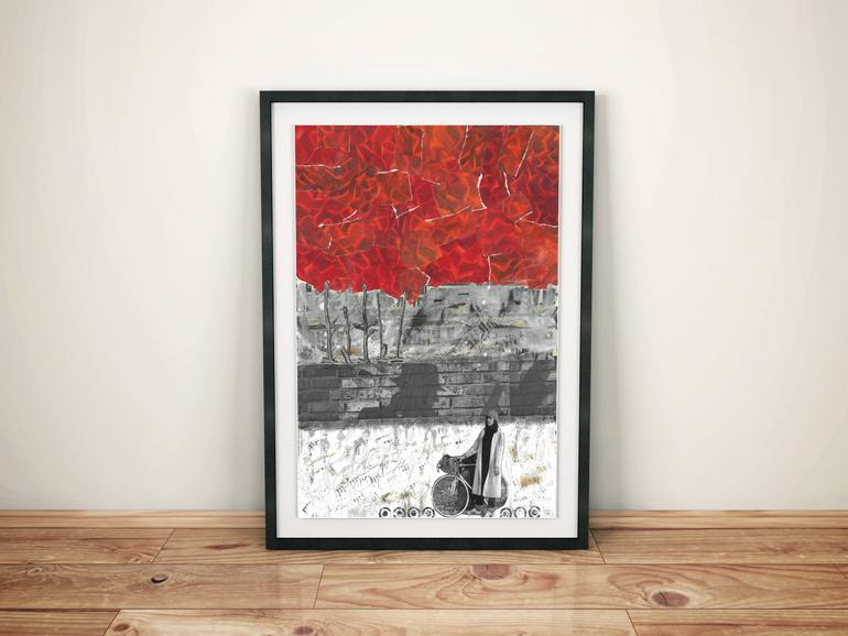 Original Abstract Other Collage by Nora Bland