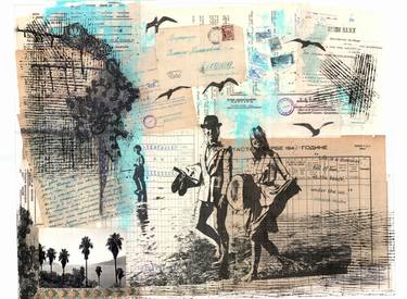 Print of Street Art Love Collage by Nora Bland