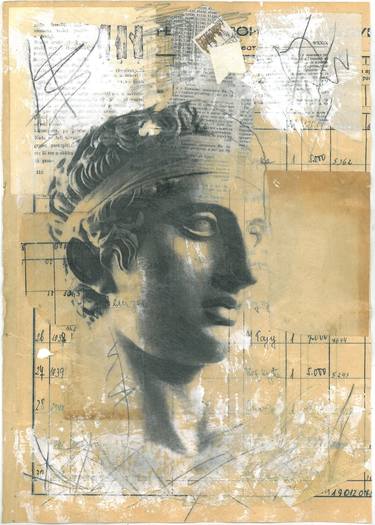 Print of Classical mythology Collage by Nora Bland