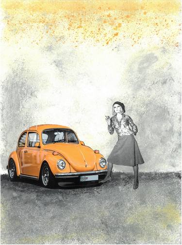 Print of Automobile Collage by Nora Bland
