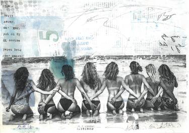 Print of Figurative Erotic Collage by Nora Bland