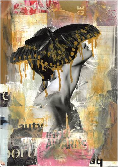 Print of Figurative Portrait Collage by Nora Bland