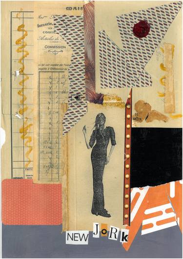 Print of Abstract Expressionism Fashion Collage by Nora Bland