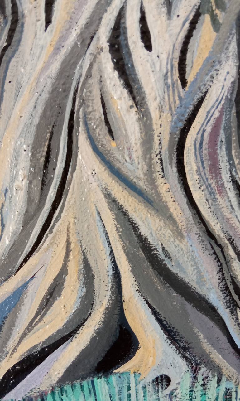 Original Figurative Landscape Painting by Ellada Amvrosiadou