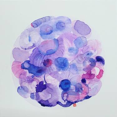 Original Abstract Nature Paintings by Fanny Tang