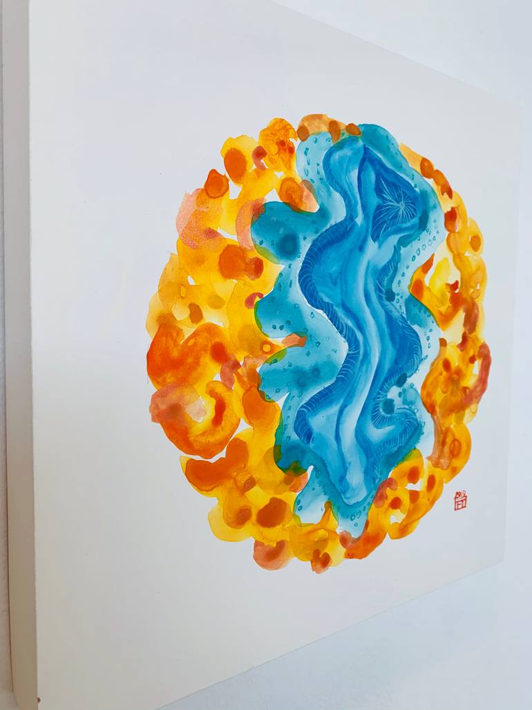 Original Abstract Painting by Fanny Tang