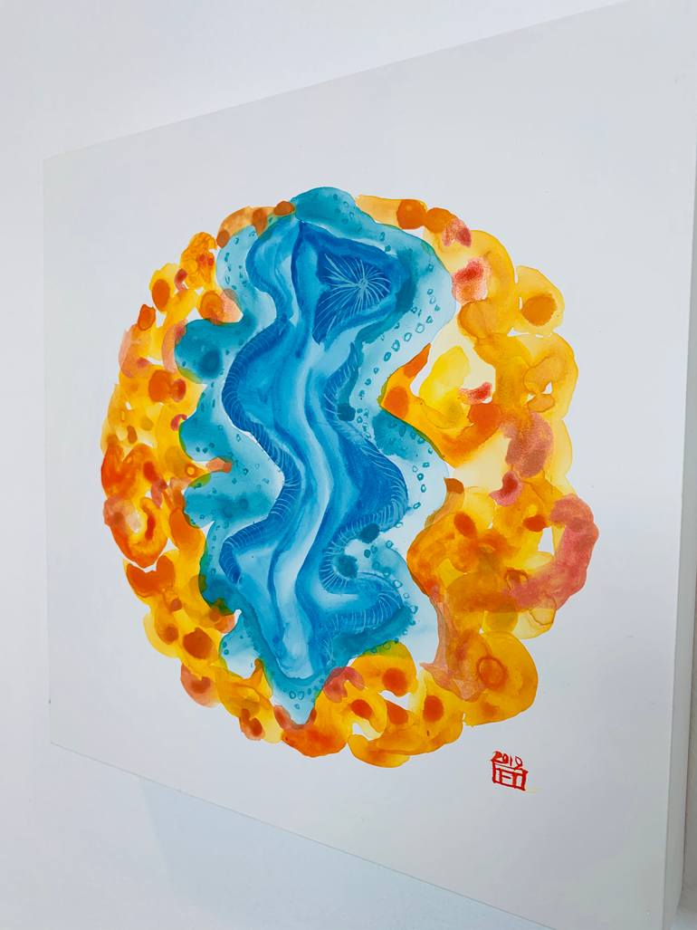 Original Abstract Painting by Fanny Tang