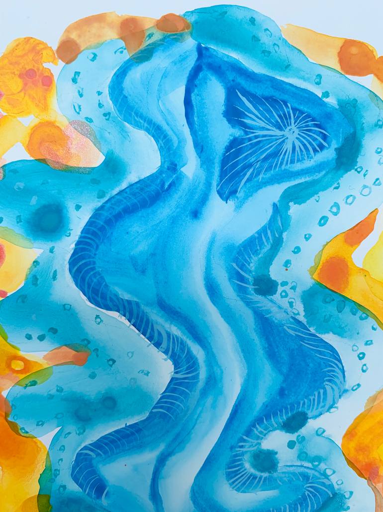 Original Abstract Painting by Fanny Tang