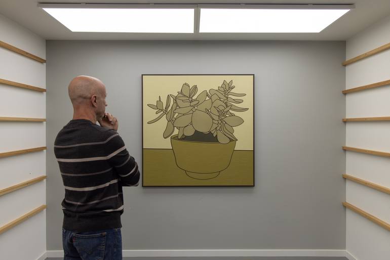 Original Color Field Painting Botanic Painting by Todd Koelmel