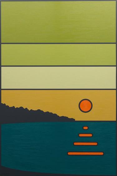 Saatchi Art Artist Todd Koelmel; Paintings, “Sunset 10  (ed. of 3)” #art