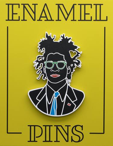 ENAMEL PINS  -  Basquiat thumb